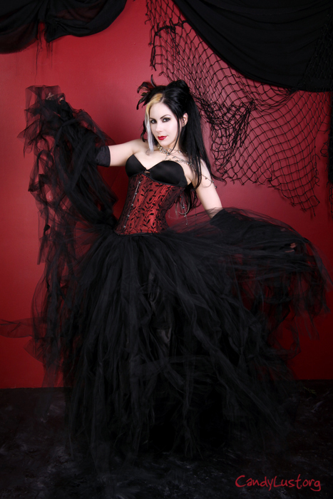 Gothic Floor Length TuTu Skirt