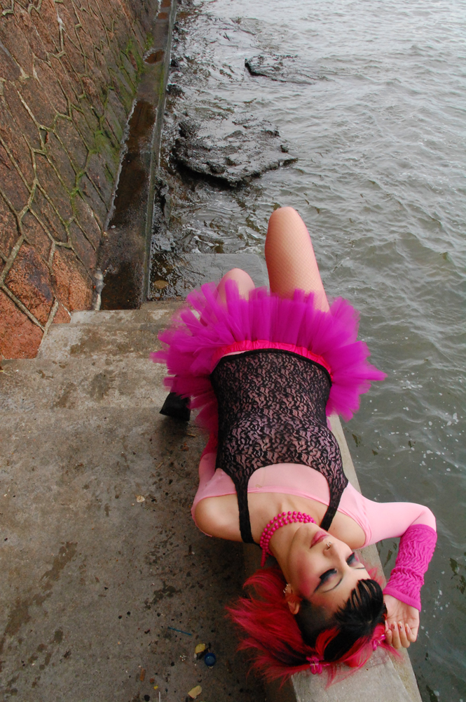 Hot Pink Ballet Micro Mini Cyber Rave TuTu Skirt Neon  